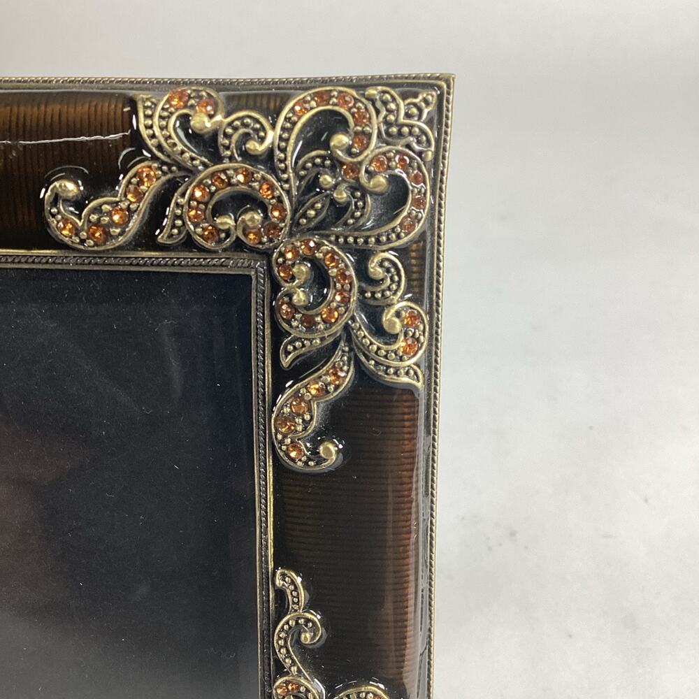 Olivia Riegel Jeweled Picture Photo Frame - Holds 4x6” Picture - Picture 4 of 10